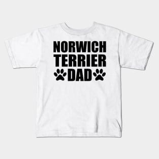 Norwich Terrier Dad Kids T-Shirt